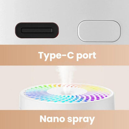 WT31 Car Ambient Light Humidifier USB Household Silent Air Atomizer