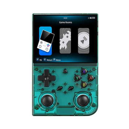 ANBERNIC RG 35XXPro Retro Handheld Console 3.5-Inch Screen Linux 64-Bit Pocket Gaming Device, 64G+128G, 64G+256G