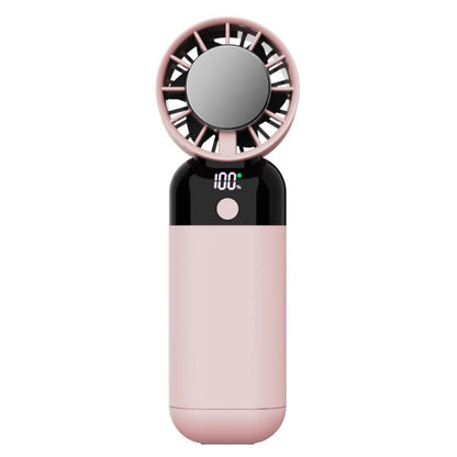ZK03 Digital Display Cooling Fan USB Silent Handheld Cold Compress Fan
