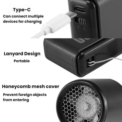 WH14 Handheld Digital Display Fan Outdoor Portable High Speed Fan