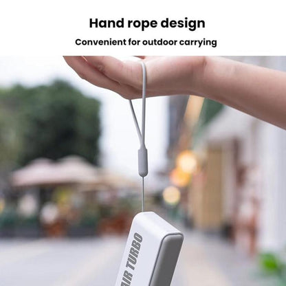 WH14 Handheld Digital Display Fan Outdoor Portable High Speed Fan