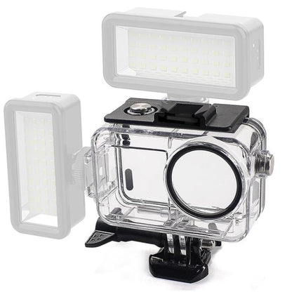 For DJI Action 5 Pro/4/3 Waterproof Diving Case with Buoyancy Float Stick Kit Includes Anti-Fog Inserts, Mounting Base, For DJI Action 5 Pro/4/3