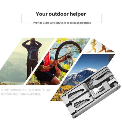 Bicycle 15 In 1 Repair Tool Chain Wrench, 15 In 1