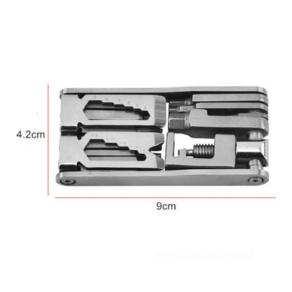 Bicycle 15 In 1 Repair Tool Chain Wrench, 15 In 1