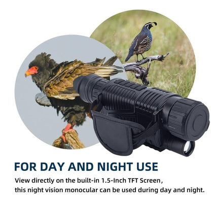 1080P 3MP Outdoor HD Infrared Digital Night Vision Device, EU Plug, NVI-400