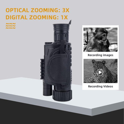 1080P 3MP Outdoor HD Infrared Digital Night Vision Device, EU Plug, NVI-400