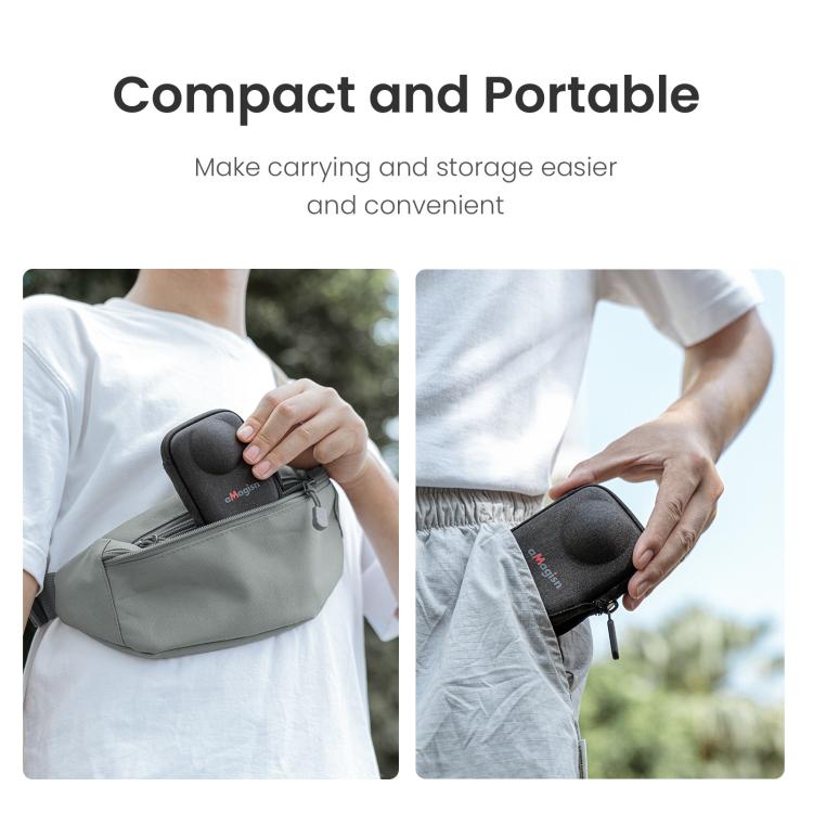 For DJI Osmo 360 Camera aMagisn Hard Shell Case Open-Access Charging Design, Body Case
