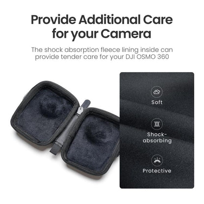 For DJI Osmo 360 Camera aMagisn Hard Shell Case Open-Access Charging Design, Body Case