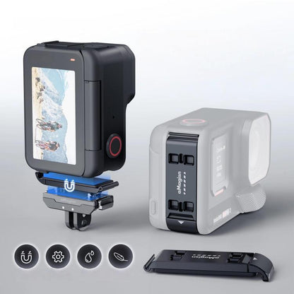 For Insta360 Ace Pro 2 aMagisn Water-resistant Vertical Shooting Battery Side Cover Compatible with Quick-Release Adapters