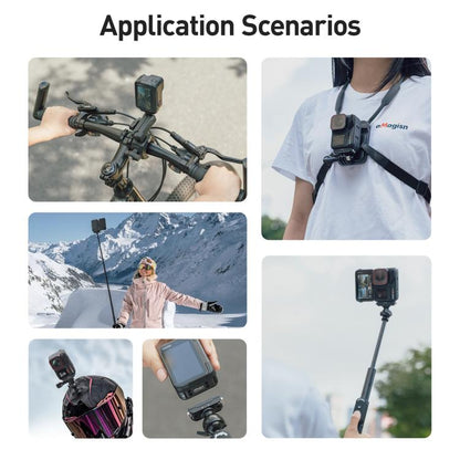 For Insta360 Ace Pro 2 aMagisn Water-resistant Vertical Shooting Battery Side Cover Compatible with Quick-Release Adapters