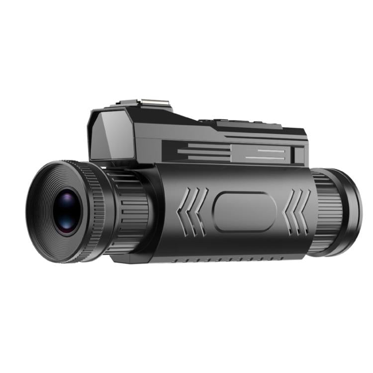 4K HD WiFi Night Vision Monocular 28X Zoom 64MP Infrared Hunting Telescope With No-Glow Recording & Animal Call Simulator, Standard, 4 In 1 Set