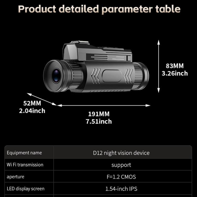4K HD WiFi Night Vision Monocular 28X Zoom 64MP Infrared Hunting Telescope With No-Glow Recording & Animal Call Simulator, Standard, 4 In 1 Set