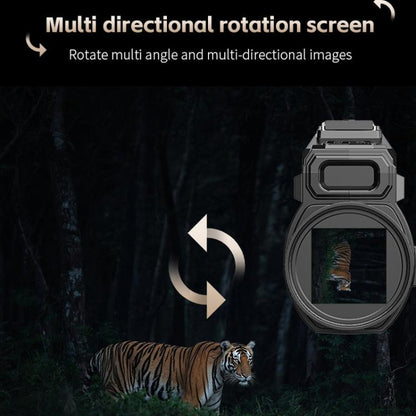 4K HD WiFi Night Vision Monocular 28X Zoom 64MP Infrared Hunting Telescope With No-Glow Recording & Animal Call Simulator, Standard, 4 In 1 Set
