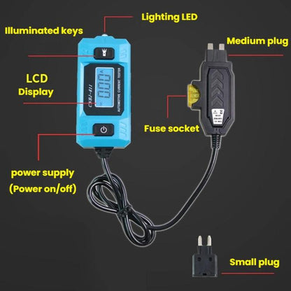Automotive Fuse Current Leakage Fault Detector, AE150 Blue