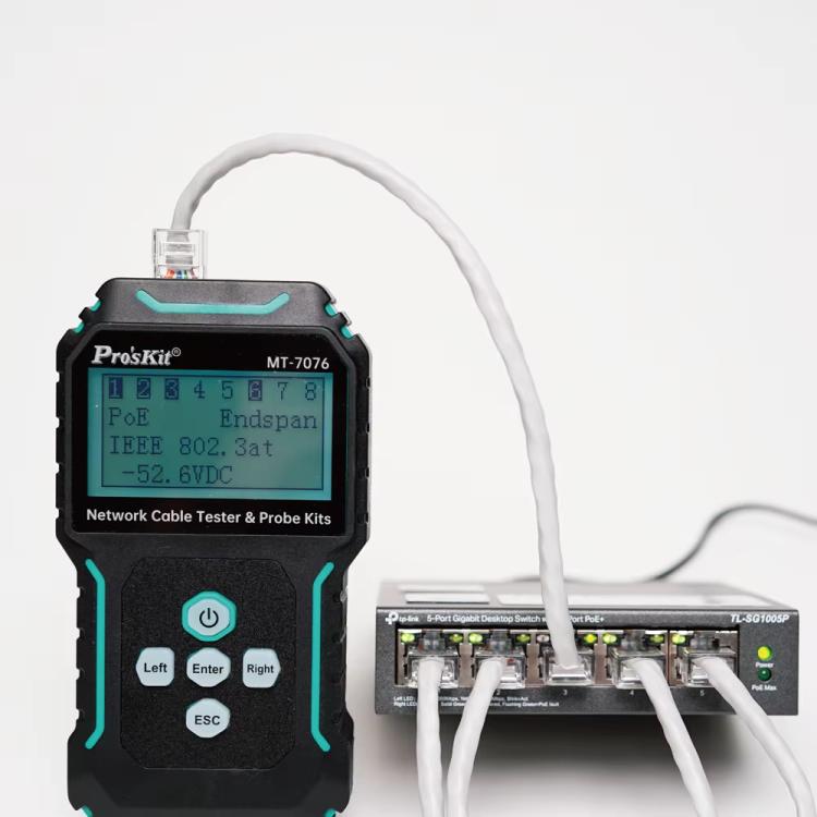 ProsKit MT-7076 LCD Anti-Interference Network Testing Cable Tracer, MT-7076