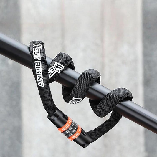 WEST BIKING 38-inch Bike Chain Lock 4-Digit Combination Security Lock for Bicycles, E-Bikes, Scooters