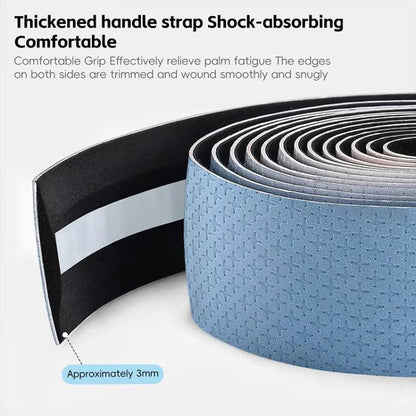 WEST BIKING Road Bike Handlebar Tape Ultra-Lightweight PU Gradient Cycling Bar Wrap Non-Slip Sweatproof Grip