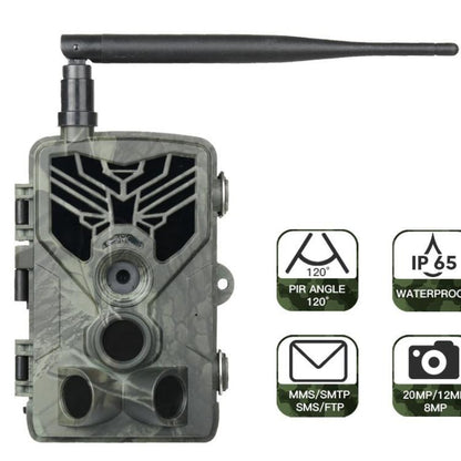 Outdoor 2G MMS Infrared Night Vision Tracking Camera 3PIR Thermal Sensing Surveillance Camera, HC-810M