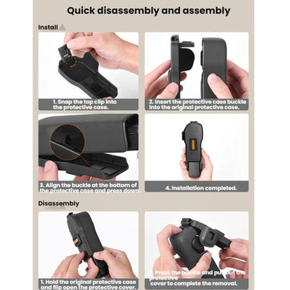 For DJI OSMO POCKET 3 BRDRC Body Screen Lens Protective Cover