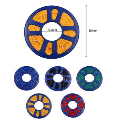 40m Automotive Pure Copper Core Insulated Wire, 0.75 Square Meters Black, 0.75 Square Meters Red, 0.75 Square Meters Blue, 0.75 Square Meters Yellow, 0.75 Square Meters Green, 1 Square Meters Yellow, 1 Square Meters Red, 1 Square Meters Green