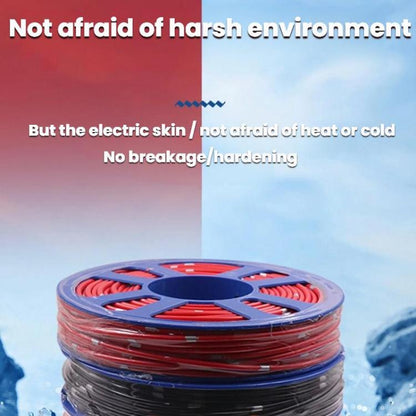 40m Automotive Pure Copper Core Insulated Wire, 0.75 Square Meters Black, 0.75 Square Meters Red, 0.75 Square Meters Blue, 0.75 Square Meters Yellow, 0.75 Square Meters Green, 1 Square Meters Yellow, 1 Square Meters Red, 1 Square Meters Green