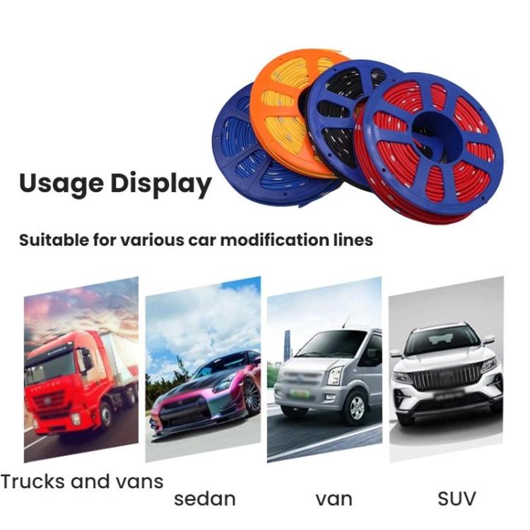 40m Automotive Pure Copper Core Insulated Wire, 0.75 Square Meters Black, 0.75 Square Meters Red, 0.75 Square Meters Blue, 0.75 Square Meters Yellow, 0.75 Square Meters Green, 1 Square Meters Yellow, 1 Square Meters Red, 1 Square Meters Green