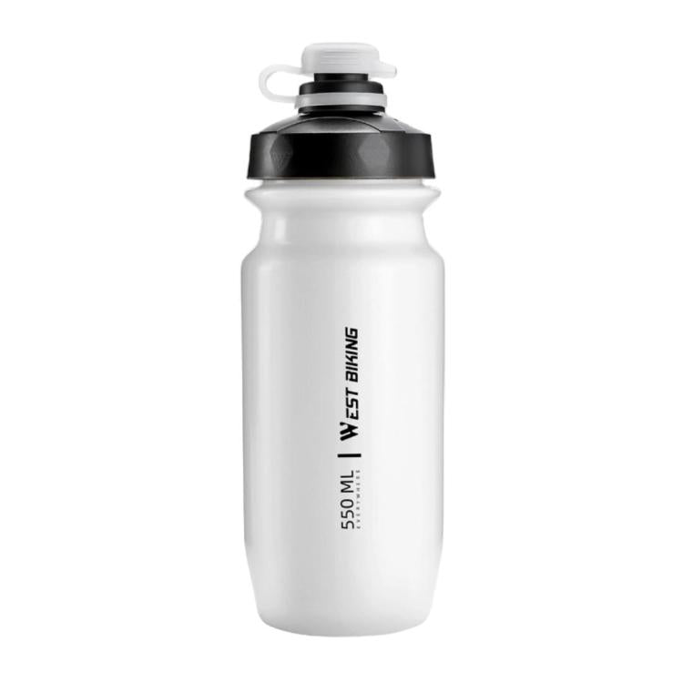 WEST BIKING 550ml Bike Water Bottle for Cycling Leak-Proof Squeeze Design Portable Sports Hydration Bottle, 550ml Yellow, 550ml White, 550ml Whtie Wide, 550ml Yellow Wide