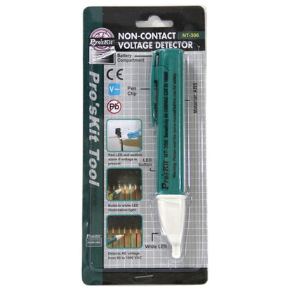 Non-Contact Portable Electrical Tester Pen With LED Zero Ground Wire Testing Tool, ProsKit NT-306