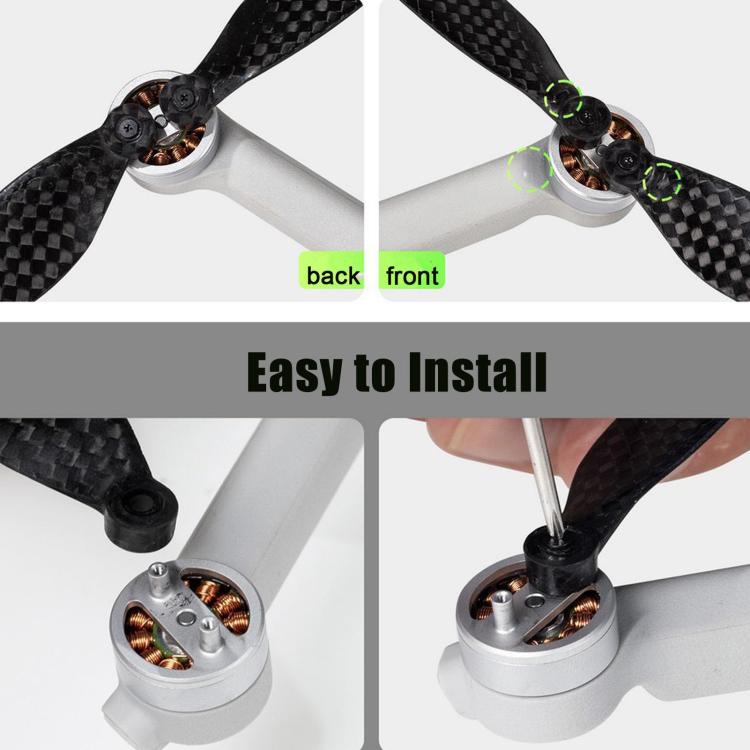 For DJI Mini 3 Pro/4 Pro 6030F Carbon Fiber Noise-reducing Propellers, For Mini 4 Pro/Mini 3 Pro 8pcs