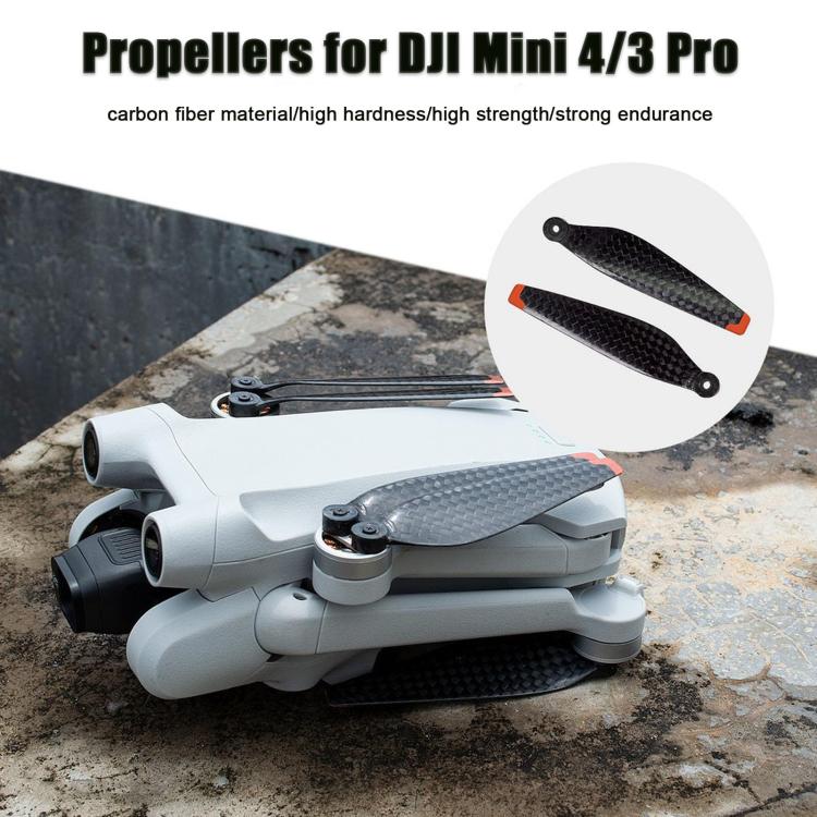 For DJI Mini 3 Pro/4 Pro 6030F Carbon Fiber Noise-reducing Propellers, For Mini 4 Pro/Mini 3 Pro 8pcs