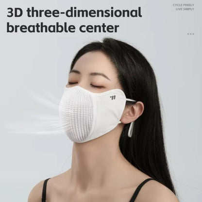 WEST BIKING Ice-Silk Cycling Mask Windproof Dustproof Breathable Sports Running Sun Protection Face Cover, One Size