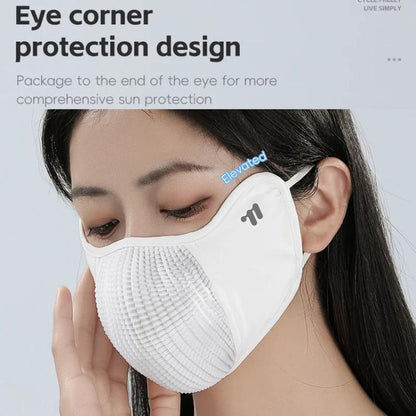 WEST BIKING Ice-Silk Cycling Mask Windproof Dustproof Breathable Sports Running Sun Protection Face Cover, One Size