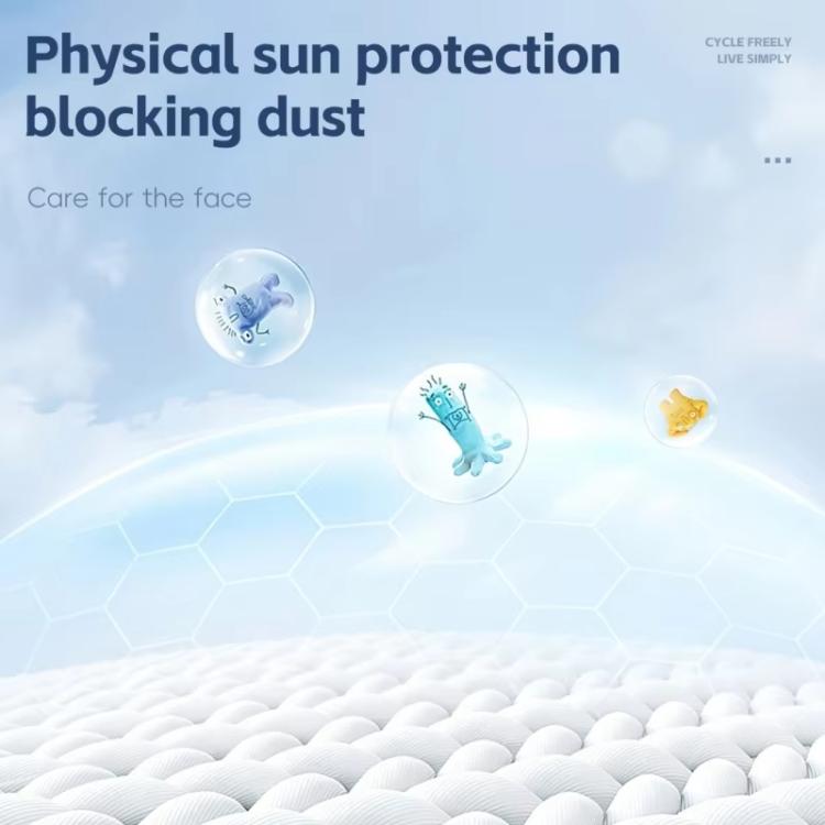 WEST BIKING Ice-Silk Cycling Mask Windproof Dustproof Breathable Sports Running Sun Protection Face Cover, One Size