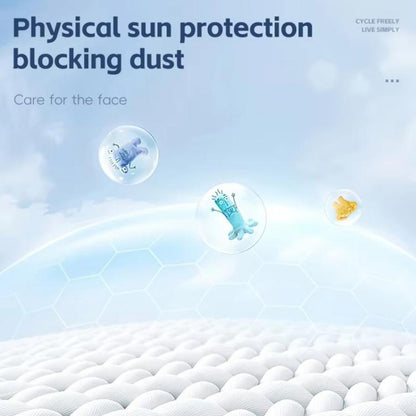 WEST BIKING Ice-Silk Cycling Mask Windproof Dustproof Breathable Sports Running Sun Protection Face Cover, One Size