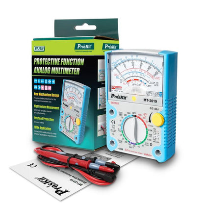 Analog Multimeter 24 Range Mechanical High Precision Universal Meter, ProsKit MT-2019
