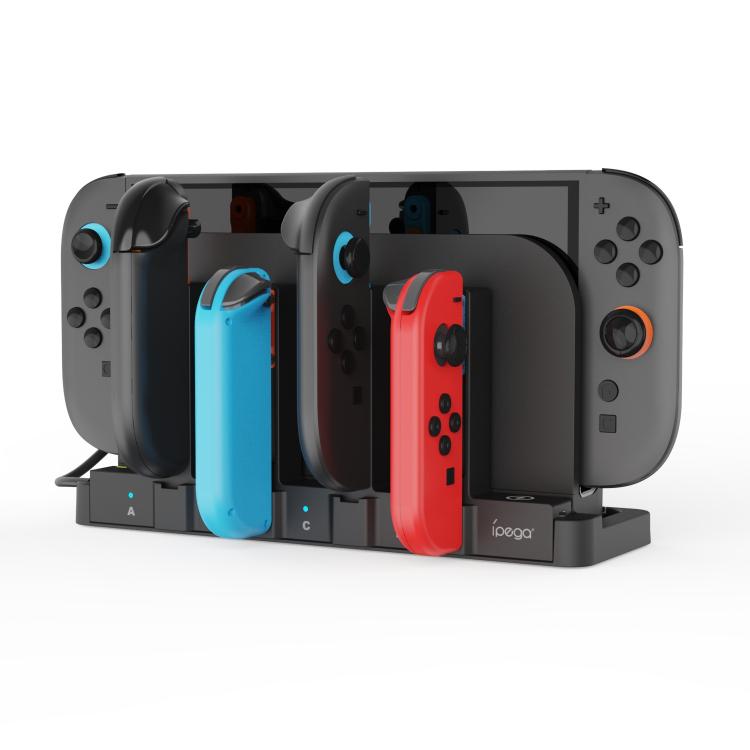 For Nintendo Switch 2/Switch Console Controller ipega 8-in-1 Charging Dock Fast Charging Station, PG-SW2130