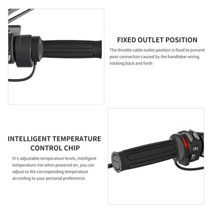 WUPP Integrated ACC Line Motorcycle 6-speed Memory Electric Heating Throttle Handle, CS-1958A2