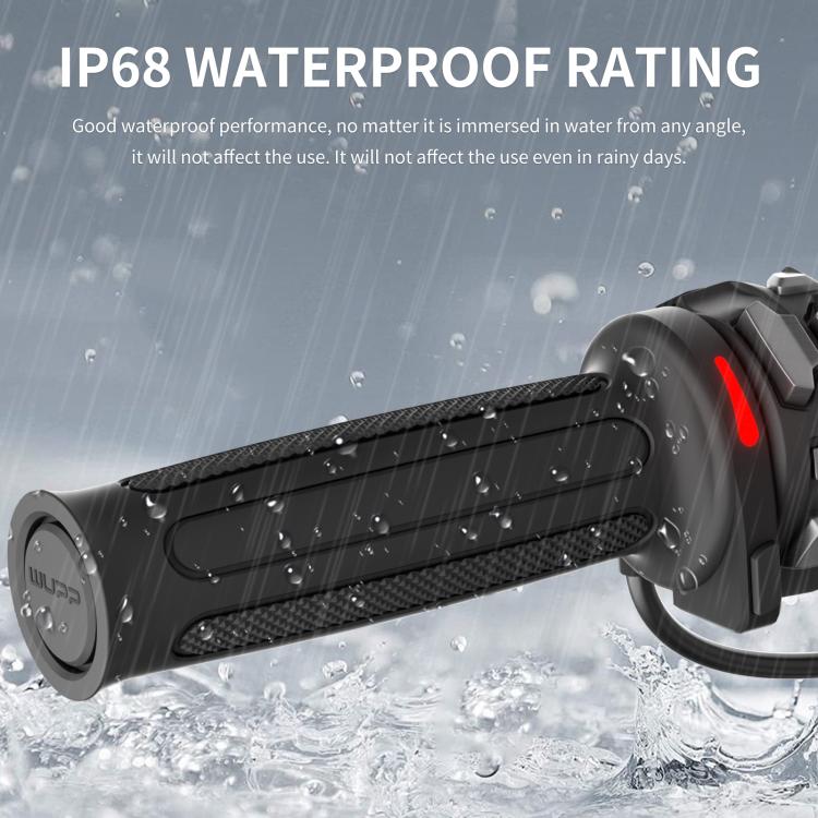 WUPP Integrated ACC Line Motorcycle 6-speed Memory Electric Heating Throttle Handle, CS-1958A2
