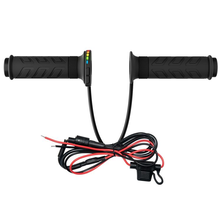 WUPP Rainbow Light Heated Motorcycle Handlebar Grips With Memory Function, CS-2147A2