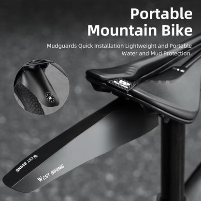 WEST BIKING YP0714043 Bicycle Front And Rear Fenders MTB Mountain Bike Fork Mudguard, YP0714043