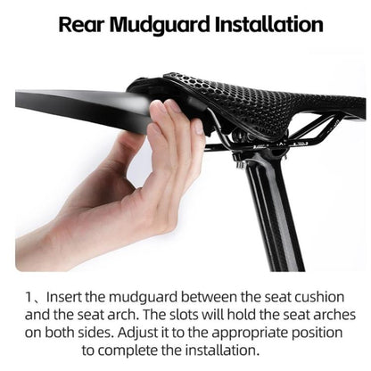 WEST BIKING YP0714043 Bicycle Front And Rear Fenders MTB Mountain Bike Fork Mudguard, YP0714043