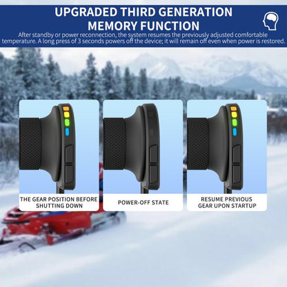 Rainbow Light ATV Heated Handlebars With Memory Function, CS-2147B2