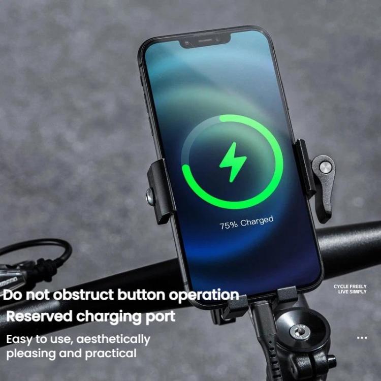 WEST BIKING Bicycle Phone Mount Aluminum Alloy Road / Mountain Bike Navigation Holder, Handlebar Black, Handlebar Silver, Handlebar Red, Stem Black, Stem Silver, Stem Red