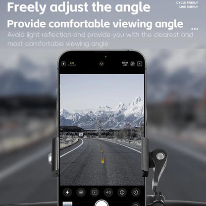 WEST BIKING Bicycle Phone Mount Aluminum Alloy Road / Mountain Bike Navigation Holder, Handlebar Black, Handlebar Silver, Handlebar Red, Stem Black, Stem Silver, Stem Red