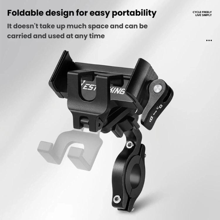 WEST BIKING Bicycle Phone Mount Aluminum Alloy Road / Mountain Bike Navigation Holder, Handlebar Black, Handlebar Silver, Handlebar Red, Stem Black, Stem Silver, Stem Red