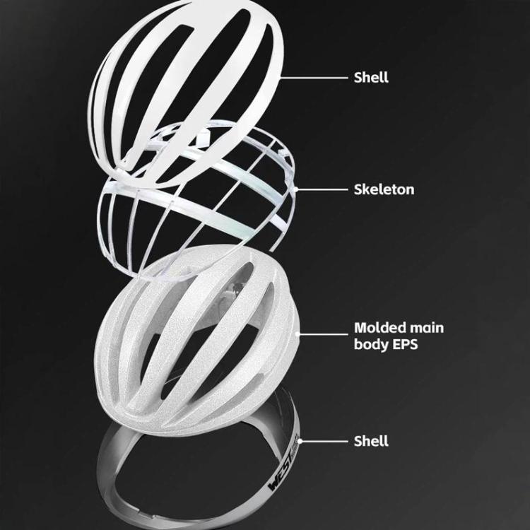 WEST BIKING Outdoor Cycling Helmet Men Women Mountain / Road Bike Safety Helmet, 58-61cm