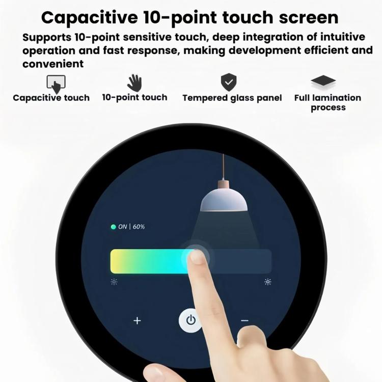 WAVESHARE 31523 ESP32-P4 Touch Circular LCD Screen Development Board, ESP32-P4-WIFI6-Touch-LCD-3.4C, ESP32-P4-WIFI6-Touch-LCD-4C