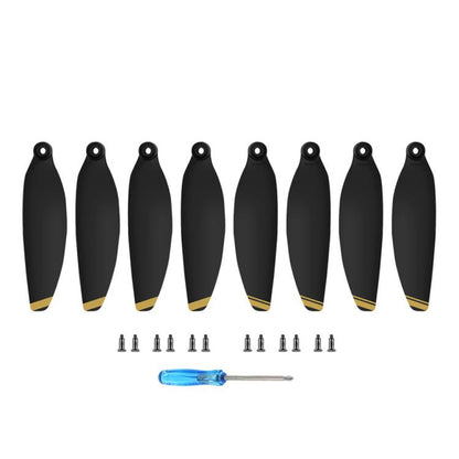 For DJI Mini 2 / Mini 2 SE Propellers 4726F Replacement Blades, 2pairs Gold Edge, 2pairs Silver Edge, 2pairs Orange Edge, 4pairs Gold Edge, 4pairs Silver Edge, 4pairs Orange Edge
