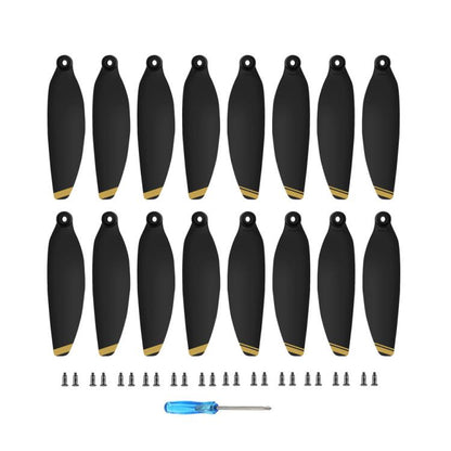 For DJI Mini 2 / Mini 2 SE Propellers 4726F Replacement Blades, 2pairs Gold Edge, 2pairs Silver Edge, 2pairs Orange Edge, 4pairs Gold Edge, 4pairs Silver Edge, 4pairs Orange Edge