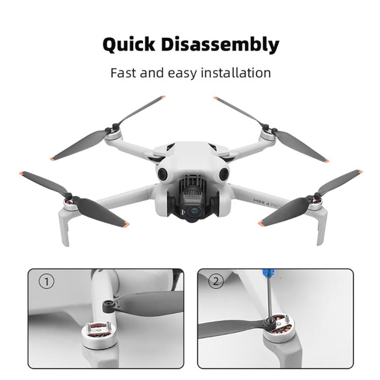 For DJI Mini 4 Pro 4pairs Drone Propeller Blades 6030F Props Replacement Parts
